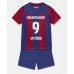 Maillot de foot Barcelona Robert Lewandowski #9 Domicile vêtements enfant 2023-24 Manches Courtes (+ pantalon court)